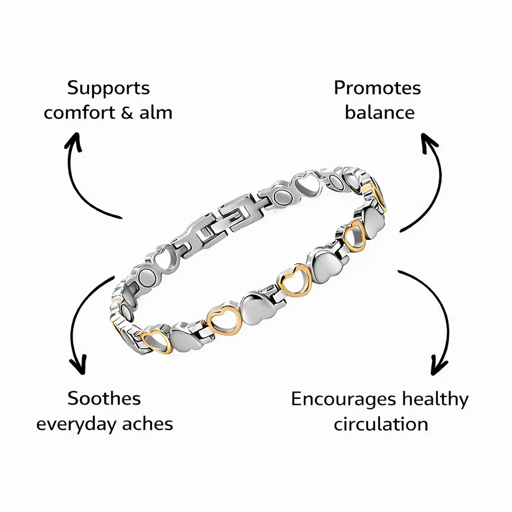 ๐๐๐๐๐๐๐ยฎ Magnetic Health Bracelet for Relaxation, Better Sleep & Inner Balance