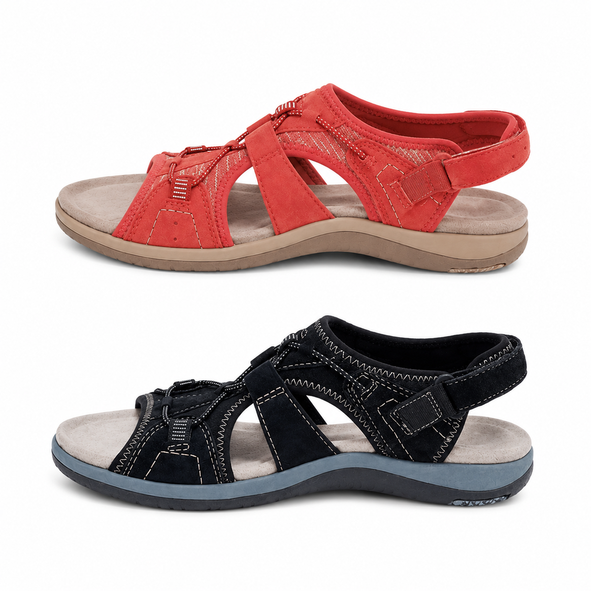 🔥 LAST DAY SALE – 80% OFF ✨ Adjustable Orthopedic Diabetic Sandals for Foot Deformity, Arch Support & All-Day Comfort