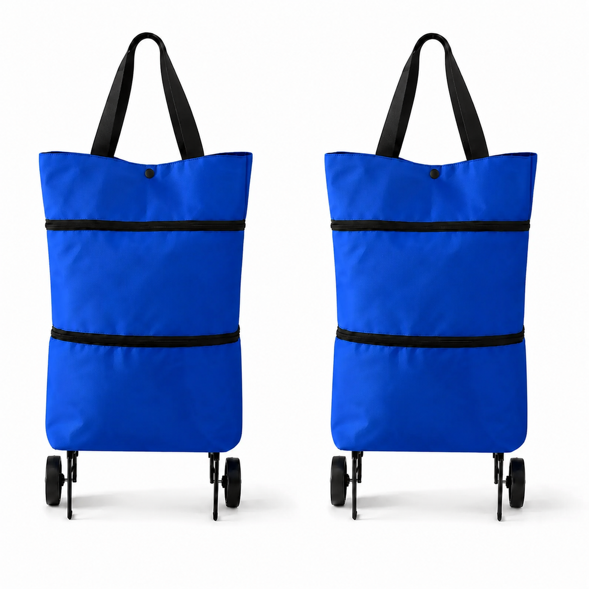 🛒 Foldable Shopping Trolley – Practical Rolling Shopping Bag for Everyday Use