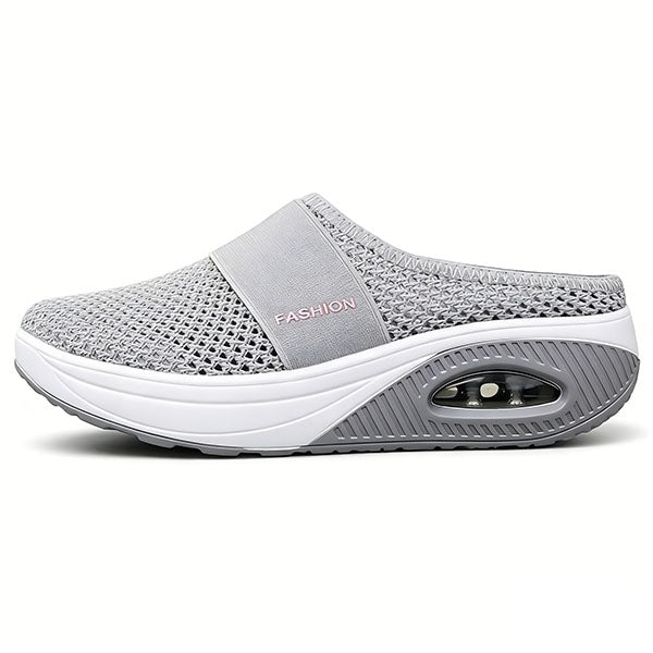🇬🇧 LAST DAY SALE-80% OFF ✨ BQODQO® Diabetic Air-Cushion Slip-On Walking Shoes, Orthopedic Diabetic Slippers, with Arch-Support