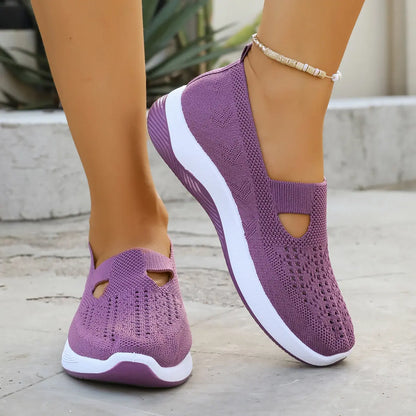 🔥 Breathable Slip-On Comfort Shoes for Women – Lightweight & Easy to Wear 👟