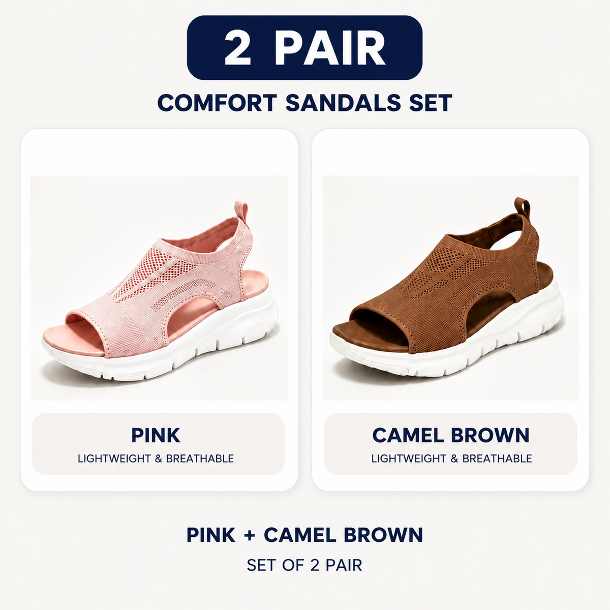 🔥 LAST DAY – 80% OFF ✨ Comfortable Orthopaedic Sandals Designed to Support Tired Feet