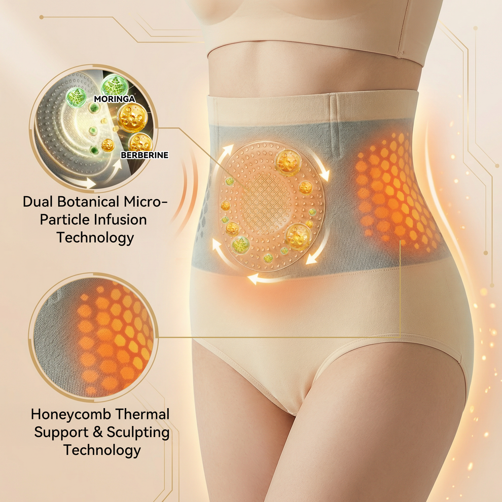🔥 LAST DAY SALE-80% OFF ✨ BQODQO® 𝐌𝐨𝐫𝐢𝐧𝐠𝐚 & 𝐁𝐞𝐫𝐛𝐞𝐫𝐢𝐧𝐞 4‑In‑1 Micro‑Particle Sculpting & Fat‑Burn Shorts