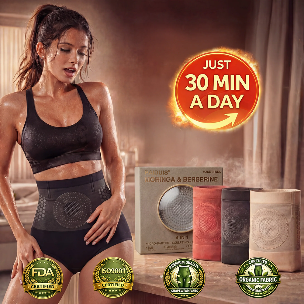 🔥 LAST DAY SALE-80% OFF ✨ BQODQO® 𝐌𝐨𝐫𝐢𝐧𝐠𝐚 & 𝐁𝐞𝐫𝐛𝐞𝐫𝐢𝐧𝐞 4‑In‑1 Micro‑Particle Sculpting & Fat‑Burn Shorts