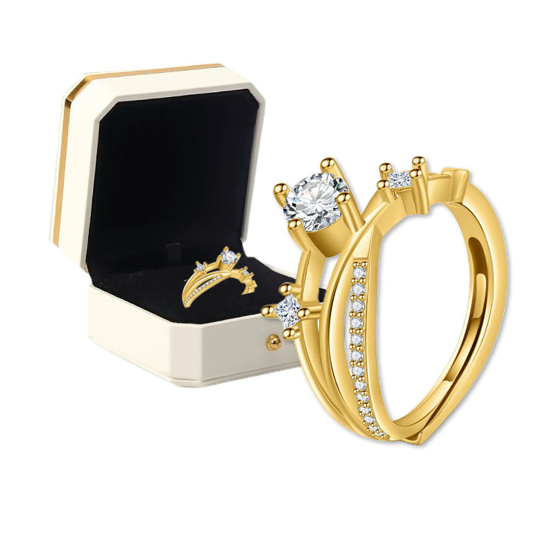（🔥LAST DAY SALE-80% OFF)𝐂𝐙𝐓𝐈𝐂𝐋𝐄® Diamond Magnetology Lymphvity Ring
