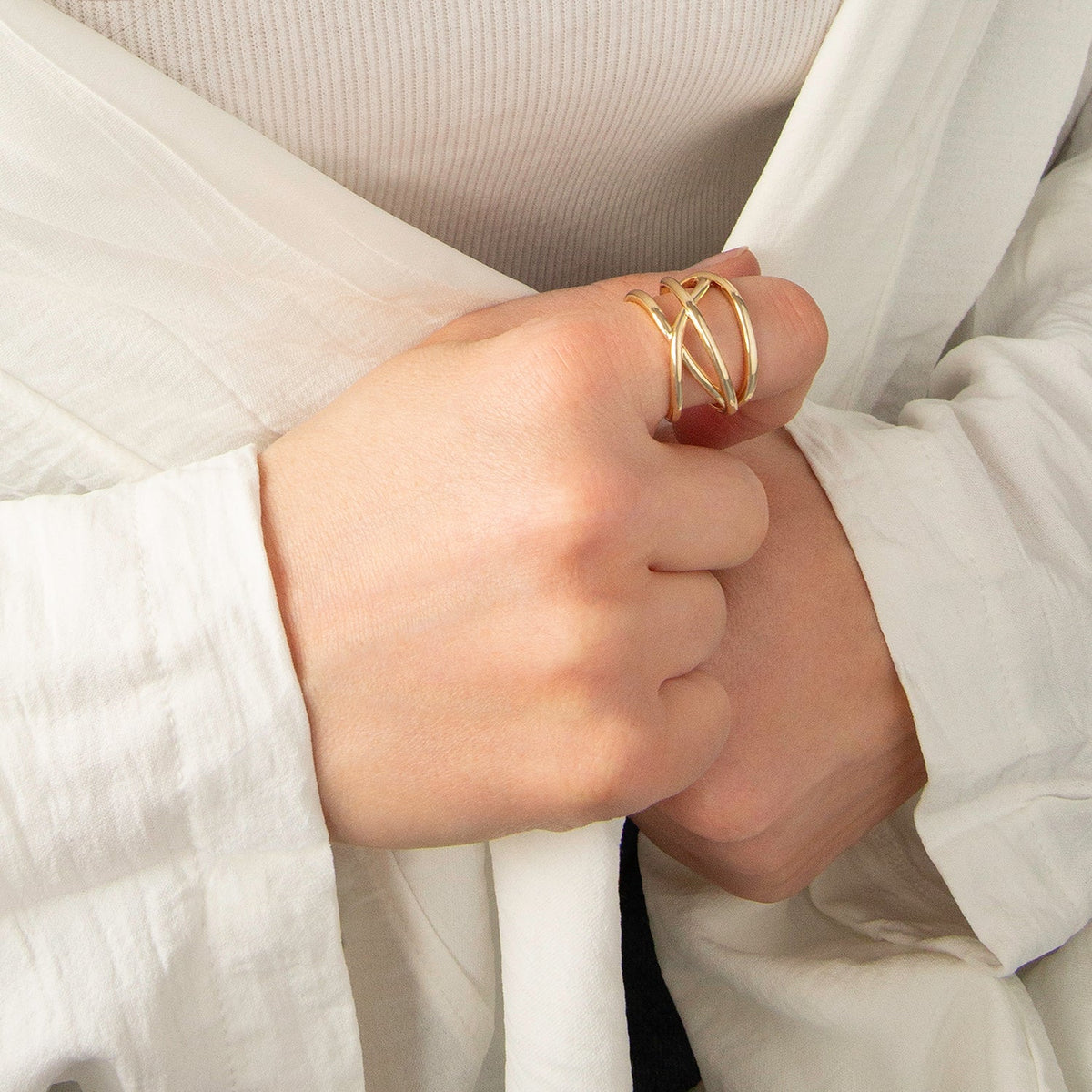 braided band ring