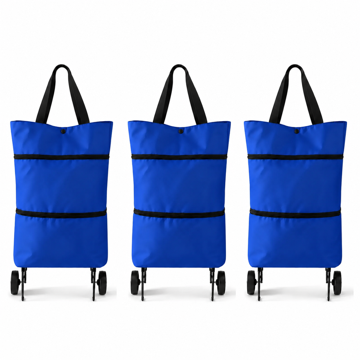 🛒 Foldable Shopping Trolley – Practical Rolling Shopping Bag for Everyday Use