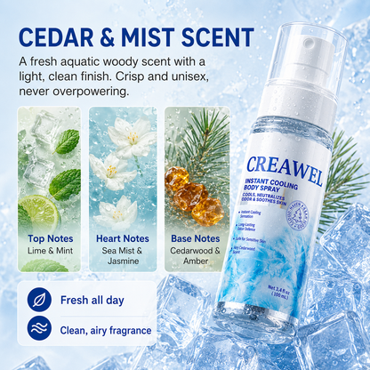 🏆 2026 Summer Essential ❄️ Whole Body Cooling Spray for Sweat & Odour Control