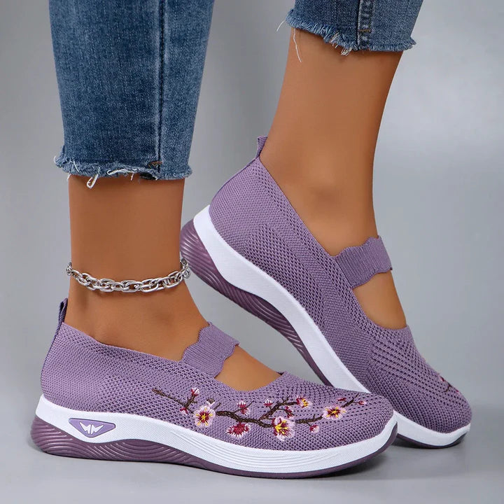 🔥Last Day Promotion 80% OFF - Women's Casual Breathable Slip On Orthopaedic Walking Shoes