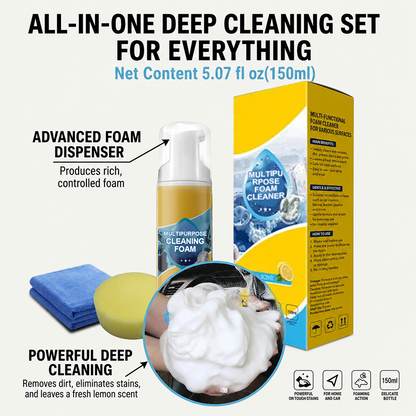 🔥Last Day Sale – 80% Off💦 4-in-1 Multi-Enzyme Cleaning Foam