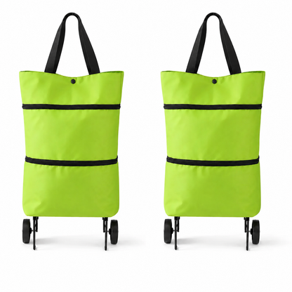 🛒 Foldable Shopping Trolley – Practical Rolling Shopping Bag for Everyday Use