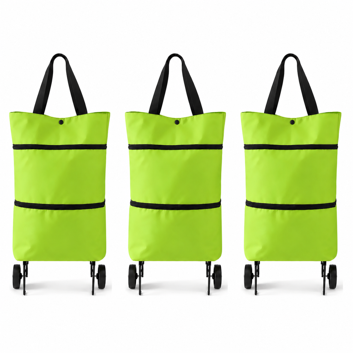 🛒 Foldable Shopping Trolley – Practical Rolling Shopping Bag for Everyday Use