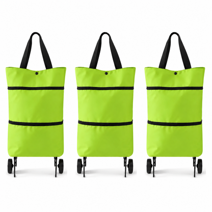 🛒 Foldable Shopping Trolley – Practical Rolling Shopping Bag for Everyday Use