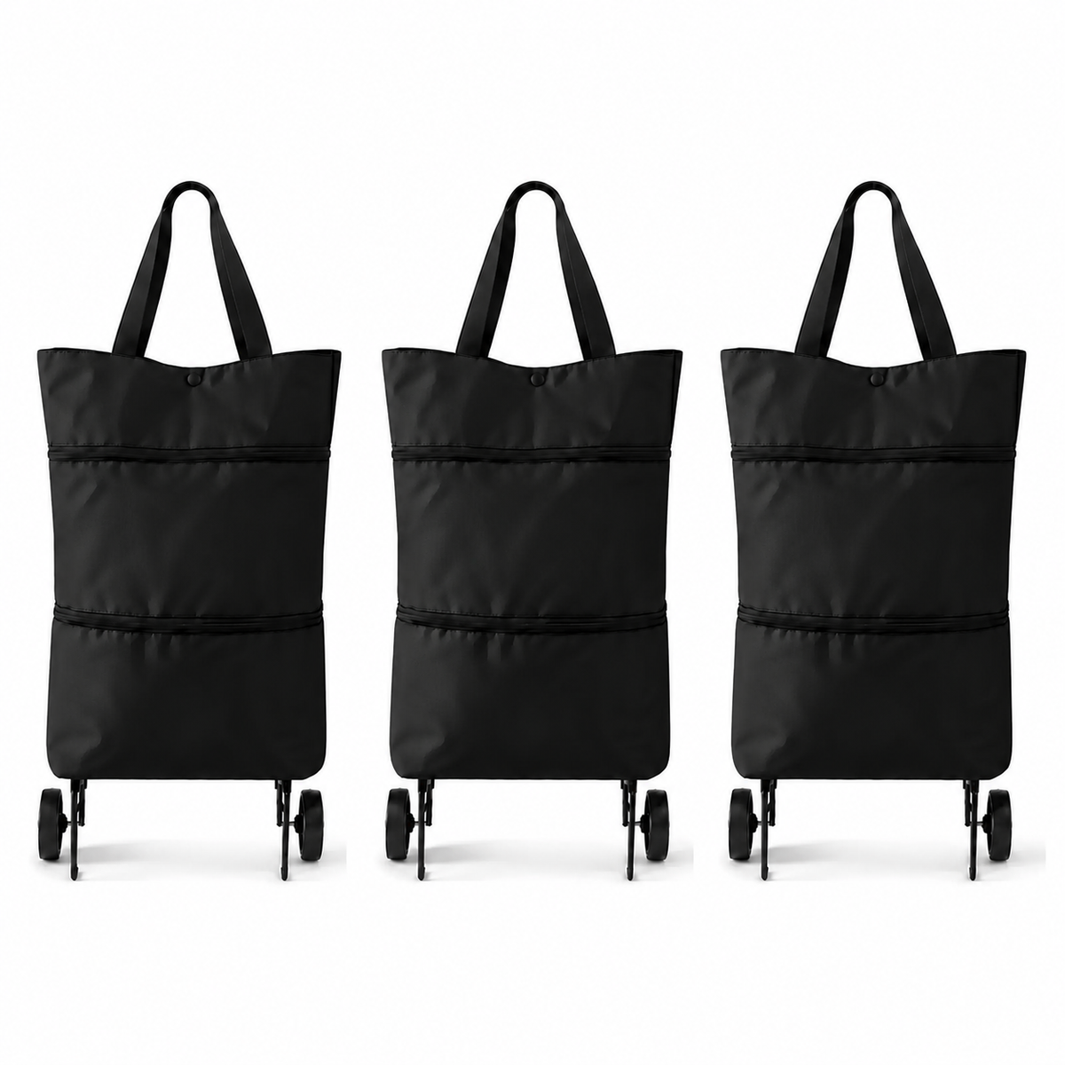 🛒 Foldable Shopping Trolley – Practical Rolling Shopping Bag for Everyday Use