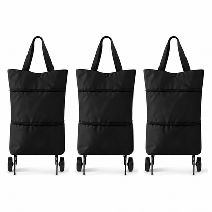 🛒 Foldable Shopping Trolley – Practical Rolling Shopping Bag for Everyday Use
