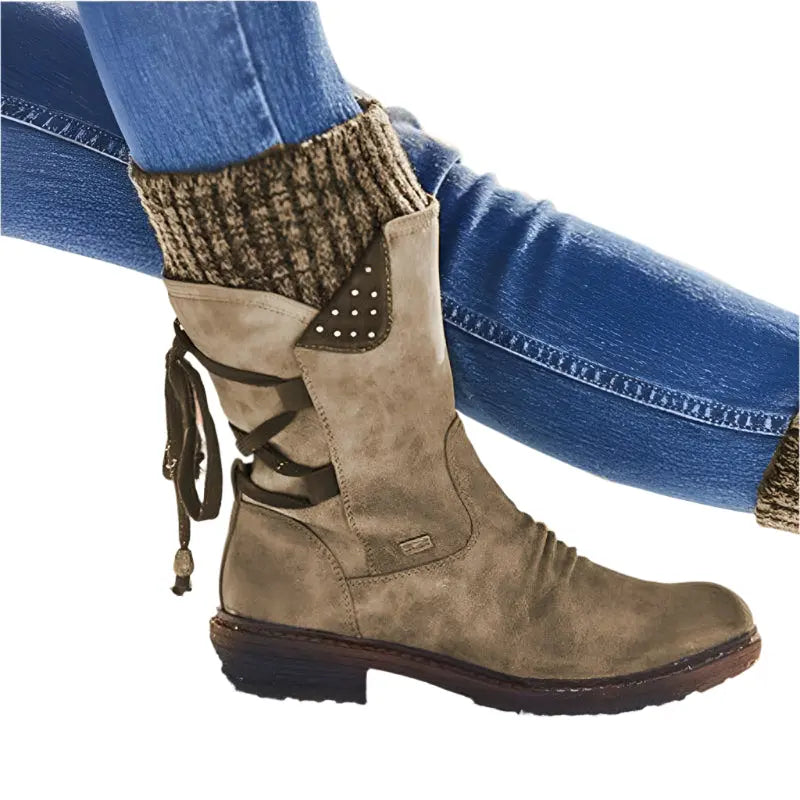❄️ Women's Cozy Orthotic Winter Boots | 🦶 Warm Wool Lined Arch Support Boots