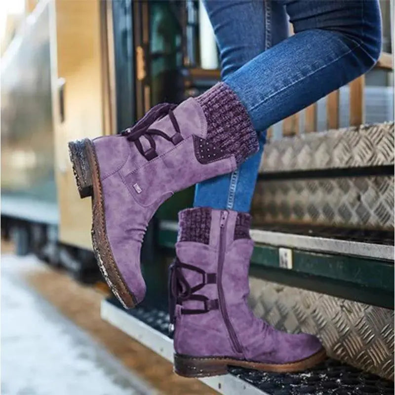 ❄️ Women's Cozy Orthotic Winter Boots | 🦶 Warm Wool Lined Arch Support Boots