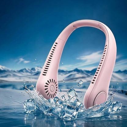 Portable Bladeless Hanging Neck Fan - 3-Second Instant Cooling
