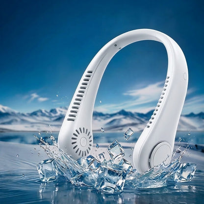 Portable Bladeless Hanging Neck Fan - 3-Second Instant Cooling