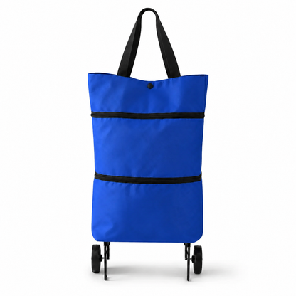 🛒 Foldable Shopping Trolley – Practical Rolling Shopping Bag for Everyday Use