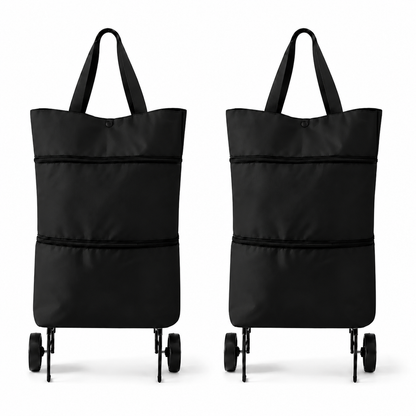 🛒 Foldable Shopping Trolley – Practical Rolling Shopping Bag for Everyday Use