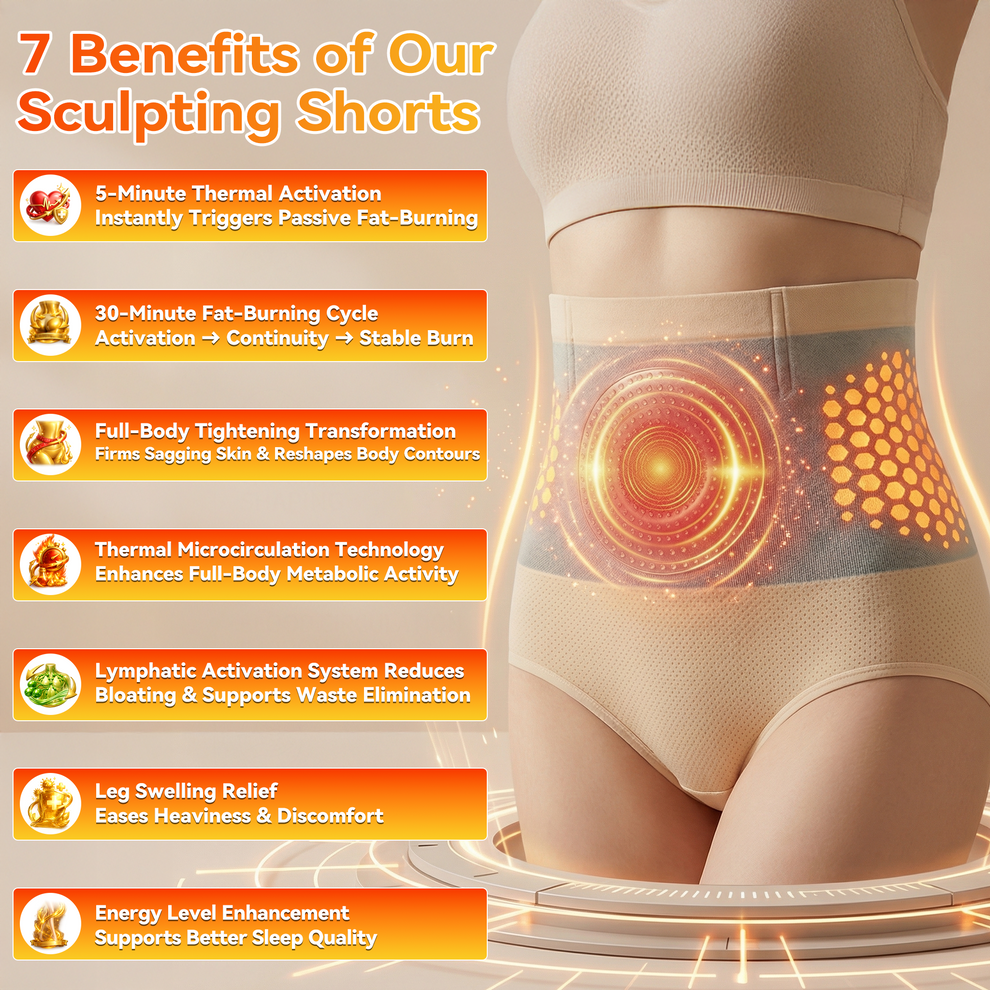 🔥 LAST DAY SALE-80% OFF ✨ BQODQO® 𝐌𝐨𝐫𝐢𝐧𝐠𝐚 & 𝐁𝐞𝐫𝐛𝐞𝐫𝐢𝐧𝐞 4‑In‑1 Micro‑Particle Sculpting & Fat‑Burn Shorts